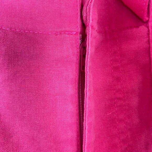 J. Crew Pink Linen Blend Skirt with Tie - Picture 7 of 10